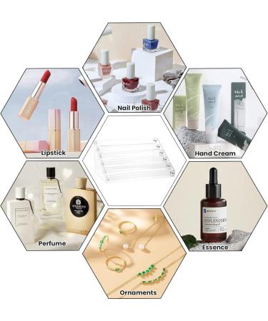 XiYee 6 Tier Nail Polish Storage Organiser Display Nail Polish Stand Nail Polish Shelf Acrylic Nail Polish Holder Perfume Storage Skin Care Organiser - Buy Online on SooperMarket.com
