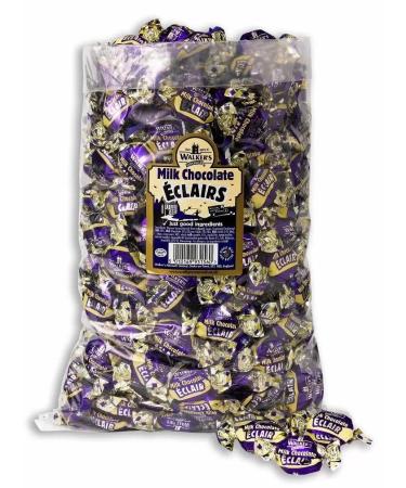 Walker's Nonsuch Milk Chocolate Eclairs Sweets 1Kg