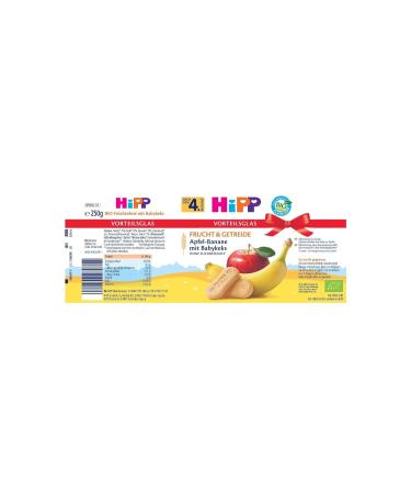 Buy HIPP Organic Baby Food Bundle: Couscous with Vegetables & Chicken 6-Pack + Apple Banana & Biscuit 6-Pack - Healthy Baby Meals International Shipping - Buy Online on SooperMarket.com