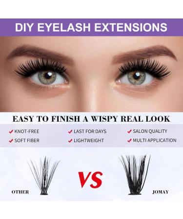 Lash Clusters Individual Lashes 40D-0.07D | 280PCS Eyelash Extension Cluster Lashes | DIY Eyelash Extensions at Home (9-16mm Mix - Buy Online on SooperMarket.com