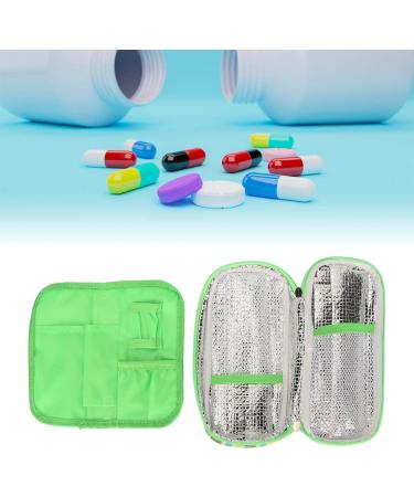 Insulin Cooler Travel Case - Lightweight Multi-Layer Portable Cooling Bag for Diabetics in Green - Buy Online on SooperMarket.com
