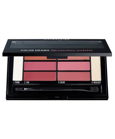 Maybelline New York Lip Palette - Color Sensational Lip Contour Palette Crimson Vixen | International Shipping Available - Buy Online on SooperMarket.com