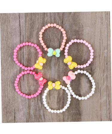 Ibasenice 6 Pcs Children's Arch Bracelets - Candy-Colored Loop Bracelets for Kids | Nausea Relief & Princess Accessories - Buy Online on SooperMarket.com