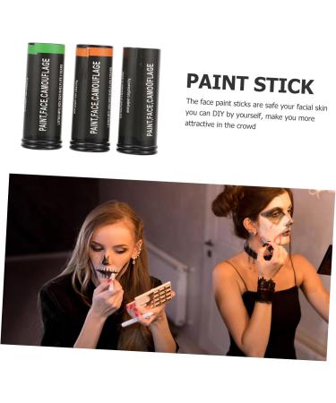 FOYTOKI 3pcs Face Paint Kit Face Decoration Face Paint Markers Face Paint Decor for Party Paste - Buy Online on SooperMarket.com