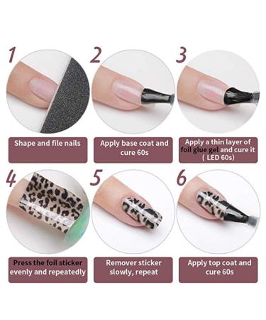 Beetles Nail Art Foil Glue Gel - 15ML 2 Bottles | Perfect for Foil Stickers & DIY Manicure - LED Lamp Required - Buy Online on SooperMarket.com