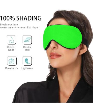 Haskirky Light Blocking Eye Mask for Deep Sleep - Breathable & Adjustable - Ideal for Travel, Yoga, Meditation - Men and Women - Buy Online on SooperMarket.com