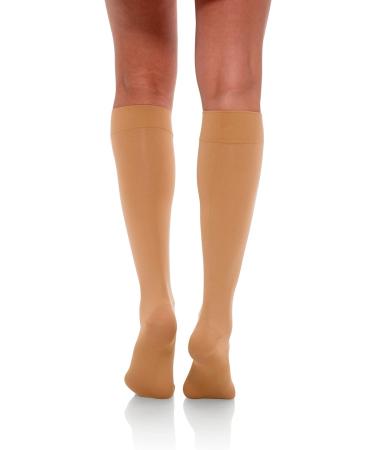 JOMI Compression Knee High Stockings 15-20mmHg Opaque Closed Toe - Size XX-Large Beige - Buy Online on SooperMarket.com