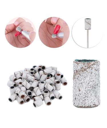 Nail Sanding Circle Bands Nail Art Sanding Bands Pedicure Polishing File 100 Pieces Manicure Sanding Bands Nail Drill Bits Accessories Nail Drill Remove Dead Skin (120#) - Buy Online on SooperMarket.com