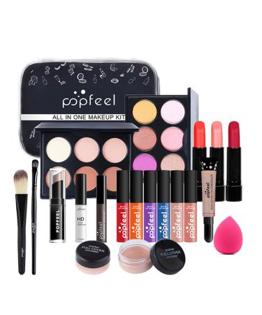 CHSEEA Make-up Gift Set Make-Up Set Cosmetic Makeup Palettes Make-up Case Make-up for Face Eyes and Lips #7