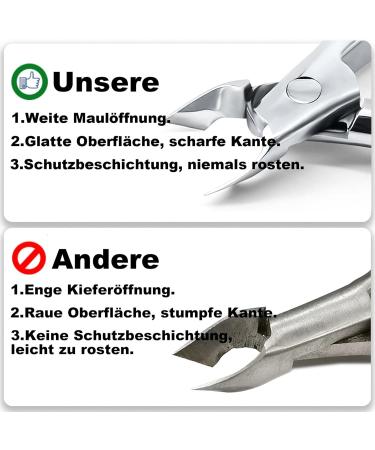 Professional Stainless Steel Cuticle Cutter & Nippers for Precision Nail Care | International Shipping Available - Buy Online on SooperMarket.com