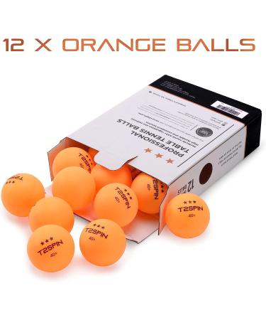 T2Spin Premium Ping Pong Gear - Table Tennis Set with 12 Balls | Ping Pong Accessories & Equipment - Buy Online on SooperMarket.com