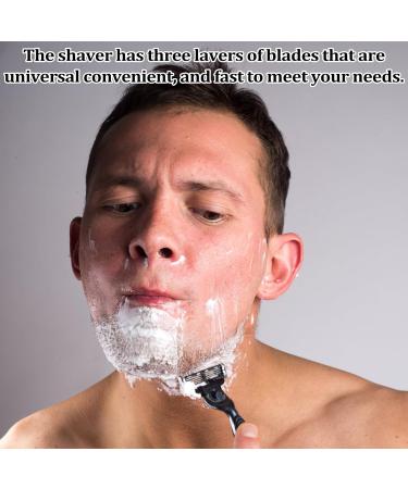 12Pcs Razor Blades Refills with 1 Handle Razors for Mach 3 Blades Replacement Blade with Double Lubrication Strip Compatible with Mach 3 Handles Shaving Manual Shaver Blade Men Father Boyfriend - Buy Online on SooperMarket.com