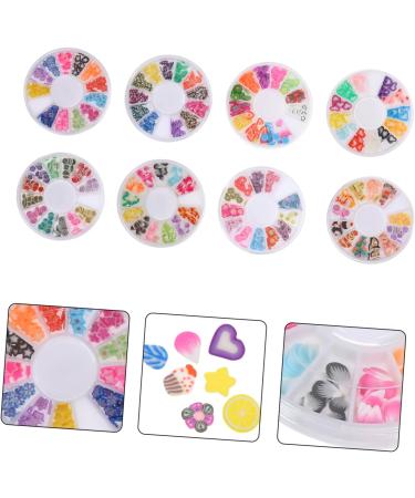 Beavorty 64 Boxes Soft Pottery DIY Craft Flatback Fruit Slices for Lip Gloss Nail Slices Round Spacer Beads Clay Beads for Jewelry Lovely DIY Patch Decor Nail Flakes Polymer Clay Cartoon 3d - Buy Online on SooperMarket.com