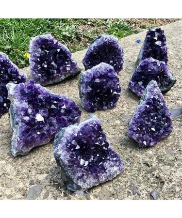 Natural Crystal 1PC 120-300g Natural Dream Amethyst Quartz Crystal Cluster Specimen Power Stone Crystal HOMEZHOU (Size : 70-80g) - Buy Online on SooperMarket.com