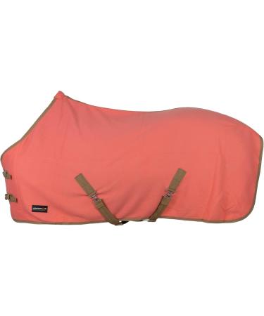 RL24 Sweat Rug BASICLINE | Breathable Apricot Fleece Transport Blanket for Horses - 145cm - Buy Online on SooperMarket.com
