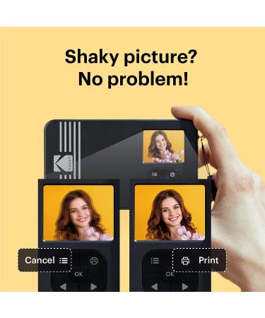 KODAK Mini Shot 2 Retro 4PASS 2-in-1 Camera & Printer Bundle - Yellow (68 Sheets) - Buy Online on SooperMarket.com