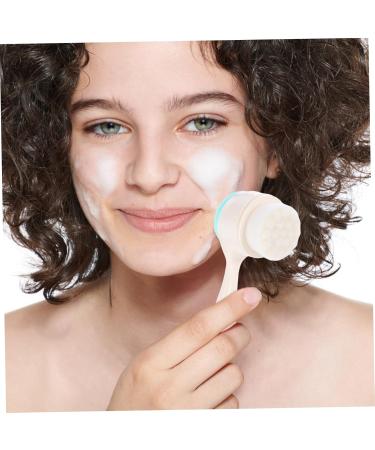 Manual Face Brush - Deep Cleansing Tool for Skin Care | Pore Cleaner & Face Washing Brush with Holder - Buy Online on SooperMarket.com