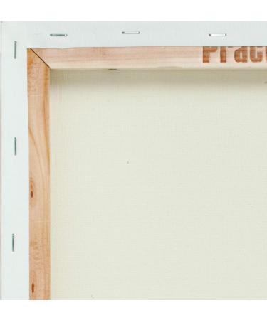Practica Economy Stretched Cotton Canvas 12x16 - 2-Pack - Acid-Free Acrylic Primed for Acrylics, Pastels, Graphite & More - Buy Online on SooperMarket.com