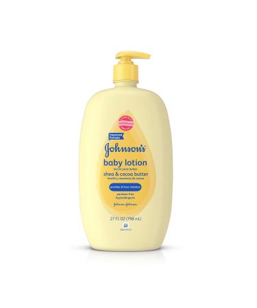 Johnson's Baby Shea & Cocoa Butter Lotion for Sensitive Skin  27 Fl. Oz.