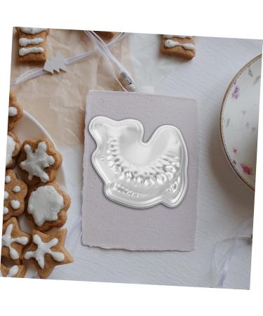 ABOOFAN 4pcs Rice Cake Mold Fondant Molds for Epoxy Resin Fish Candy Mold Egg Tart Chocolate Aluminum Alloy - Buy Online on SooperMarket.com