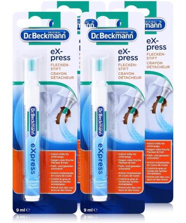 4x Dr. Beckmann express stain pen 9 ml - immediate help on the go 9 ml (pack of 4)