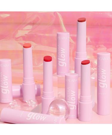 Glow Lip Balm | Vegan Moisturizing & Plumping Lip Gloss | Hydrating Lip Treatment for Dry Cracked Lips - Buy Online on SooperMarket.com