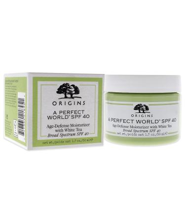 Origins Perfect World SPF 40 Age-Defense Moisturizer 1.7 Fl Oz - White Tea 1.70 Fl Oz - Buy Online on SooperMarket.com