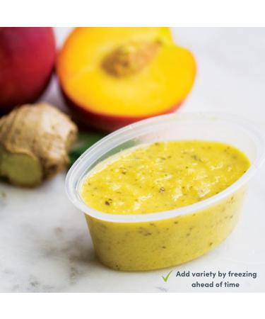 Mummy Cooks - 20 180ml BPA Free Plastic Reusable Containers for Freezing Baby Food/Weaning Pots - Buy Online on SooperMarket.com