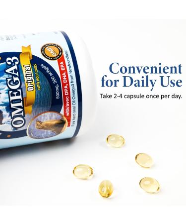 ADVANCED OMEGA Seal Oil 500mg (300 Softgels) Canadian Newfoundland Harp Seal Omega-3 Supplement Non-GMO Gluten-free Soy-free and Dairy-free Made in Canada - Buy Online on SooperMarket.com