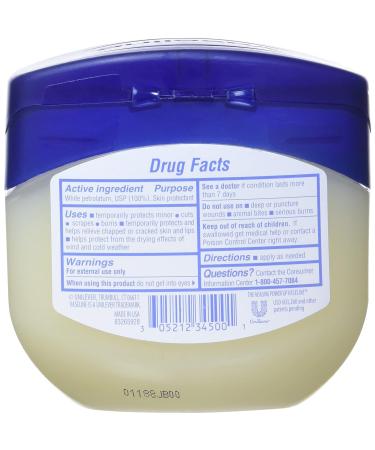 Vaseline Original Jelly UNI34500 - Moisturizing Skin Care Essential - Buy Online on SooperMarket.com