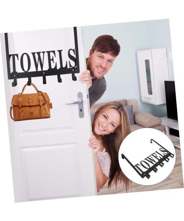 Alipis 1pc Door Hook Hand Towel Hook Towel Hooks Door Towel Hanger Iron Storage Hook Jewelry Back Door - Buy Online on SooperMarket.com