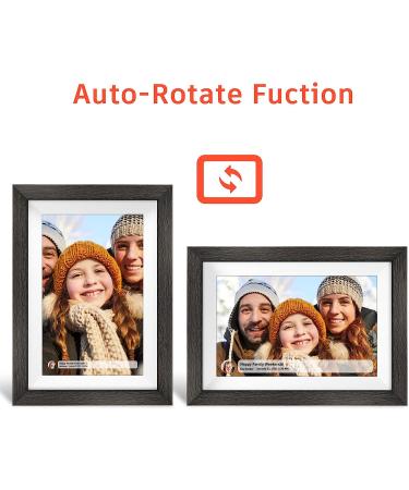 Frameo 10.1 Smart Digital Picture Frame 32GB Memory | WiFi | HD IPS Screen | Auto-Rotate | Easy Setup | iOS & Android App by MQQC - Buy Online on SooperMarket.com