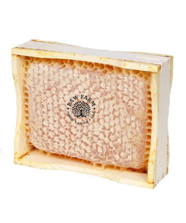 250 g Organic Raw Lavender Honeycomb in Wood Frame Directly from the bee hive (250) 250.00 g (Pack of 1)