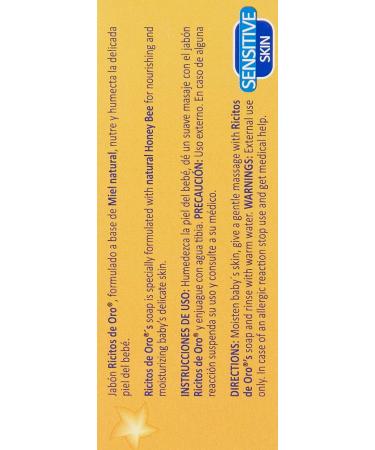 Miel Ricitos de Oro Hand Soap - Hypoallergenic Baby Bar Soap | Moisturizing Honey Bath Soap | 3.5 oz International Shipping - Buy Online on SooperMarket.com