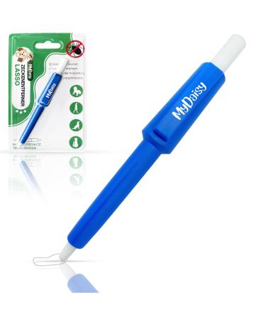 Mydaisy tick loop for dogs - easy to wear tick loops human dog cats horses - remove nymphia and adult ticks with ease - tick pliers for dogs
