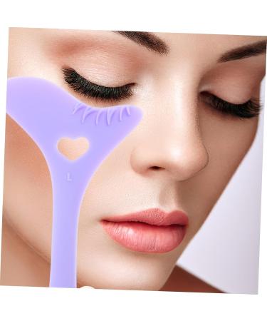Gogogmee Eyeliner Stamp Eyeshadow Applicators Postage Stamps Reusable Eyelash Stencils Multifunction Lip Line 12.00X6.00X0.50CM Purple - Buy Online on SooperMarket.com