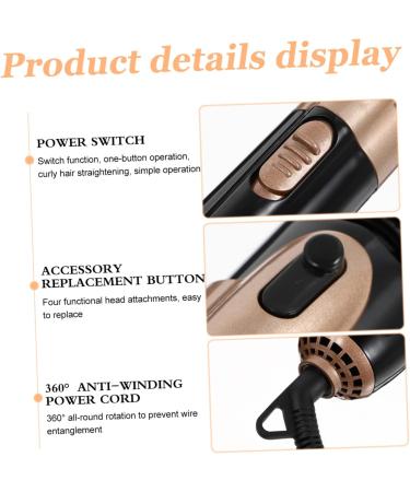 PLAFOPE 1 Set Curling Iron Curlers Hair Curler Tool Durable Hair Curler Hair Curling Wand Black Abs - Buy Online on SooperMarket.com