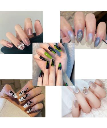 ILamourCar 720Pcs False Nail Stickers and Glue Set - 30 Sheets Double-Sided Tabs for Fake Nails Tips - Buy Online on SooperMarket.com
