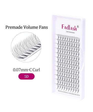 5D Volume Eyelash Extensions | C Curl 0.07mm 12mm | Premium Artificial Lashes for Long-lasting Volume - Buy Online on SooperMarket.com