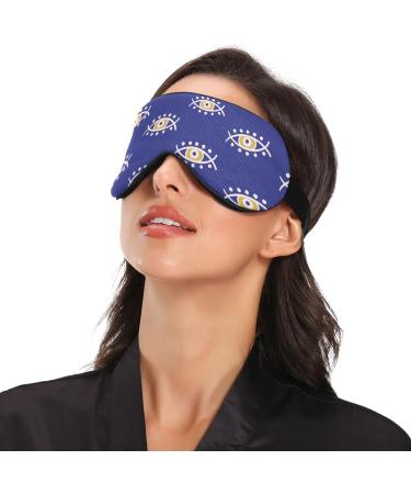 Haskirky Light Blocking Eye Mask - Adjustable Adult Men and Women Travel Mask for Yoga, Meditation, Office, and Deep Sleep - Buy Online on SooperMarket.com