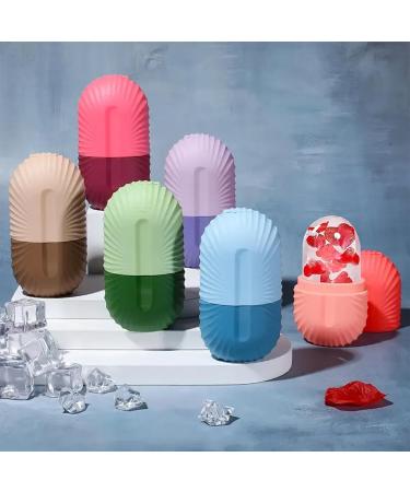 Ice Roller For Face Eyes and Neck To Brighten Skin & Enhance Your Natural Glow/Reusable Facial Treatment to Tighten & Tone Skin & De-Puff The Eye Area (Blue) - Buy Online on SooperMarket.com