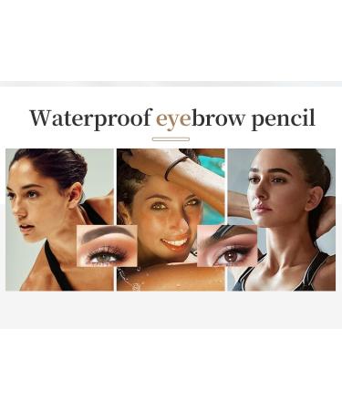 Buy Waterproof Microblading Eyebrow Pen - 4 Tip Soft Brown Pencil for Natural Looking Eyebrows Smudge-Proof & Long Lasting | International Shipping Available - Buy Online on SooperMarket.com