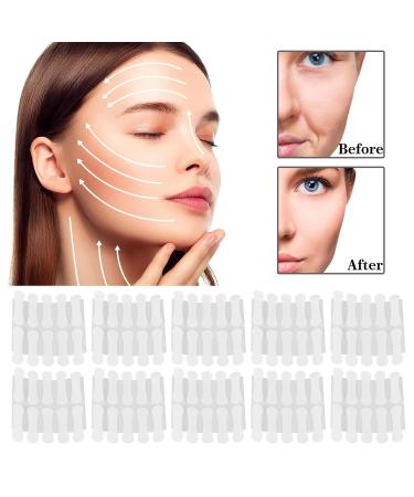 100PCS Invisible Face Tape - Waterproof Facial Lifting Tape for Wrinkles Removal & Double Chin Achieve a Slim & Firm Face - Buy Online on SooperMarket.com