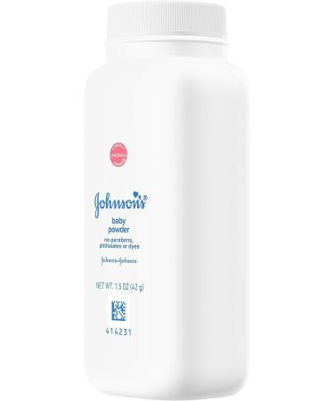 Johnson's Baby Powder for Delicate Skin - Hypoallergenic, Paraben-Free, Phthalate-Free, Dye-Free - 1.5 oz - Buy Online on SooperMarket.com