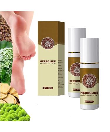 2pcst Feet Spray  Athlete's Foot Spray  Foot Peeling Spray  Foot Odor Eliminator for Women Men (60ml)