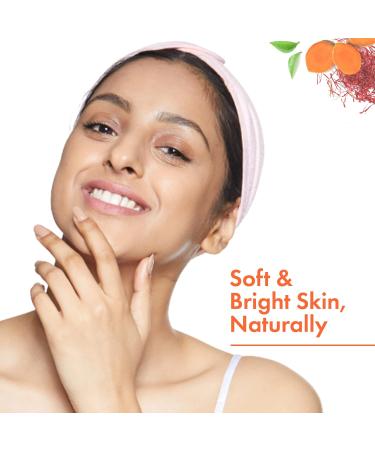 Good Vibes Ubtan Insta Glow Face Wash 120ml | Brightening & Soothing Cleanser | Turmeric Saffron Vitamin B3 | Paraben & Sulfate Free - Buy Online on SooperMarket.com