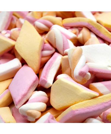 Mr. Mallo Marshmallow Pointed Bag - Colorful Foam Sugar Mix for Birthdays & Parties | Practical Clip Closure | 6x250g Pack - Buy Online on SooperMarket.com