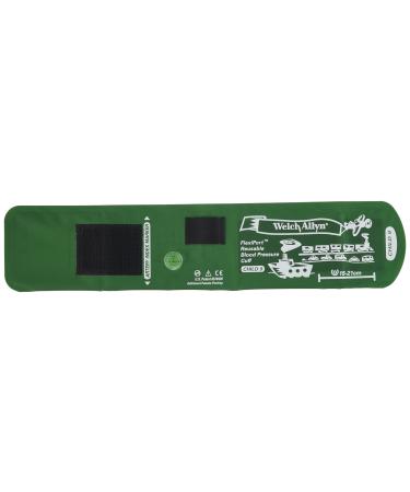 Welch Allyn REUSE-09-1HP FlexiPort Reuseable Blood Pressure Cuffs with One-Tube Bayonet Connectors Child Size 9