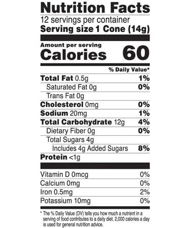 Keebler Waffle Ice Cream Cones 12 Count Box, 5 Ounce (Pack of 12) - Delicious Treats for Desserts and Snacks - Buy Online on SooperMarket.com