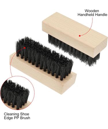 PATIKIL Shoe Cleaner Brush Square Handheld Polish Daubers for Leather Boots Cloth Canvas Sneakers Yellow - Buy Online on SooperMarket.com